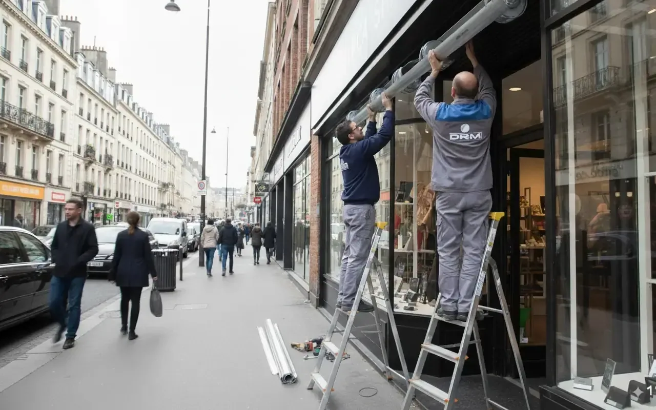 Installation et pose de rideau métallique à Paris 11